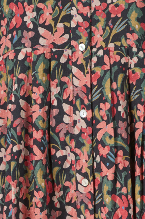 Webkleid im Relaxed Fit aus  Viskose mit floralem Print