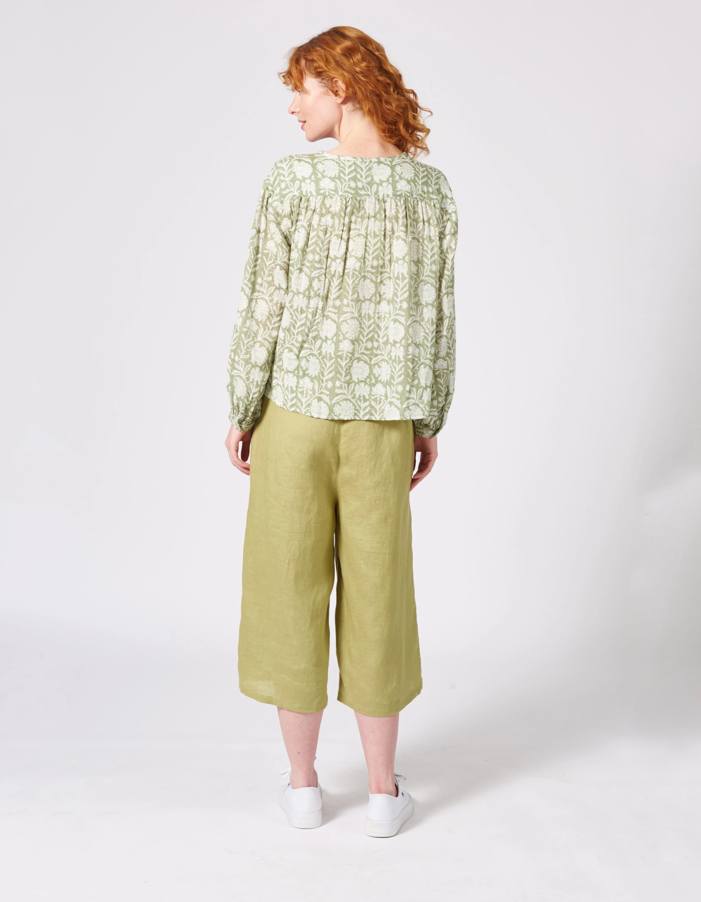 Leichte Sommerjacke bedruckt aus Bio-Baumwolle