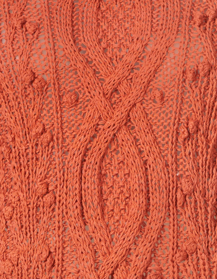 Handstrick-Pullover Angela aus Bio-Baumwolle