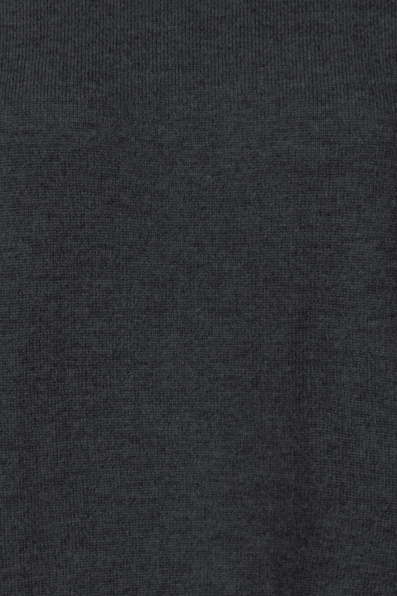 Feinstrick-Pullover mit Stehkragen aus Merino-Kaschmirmix, unifarben
