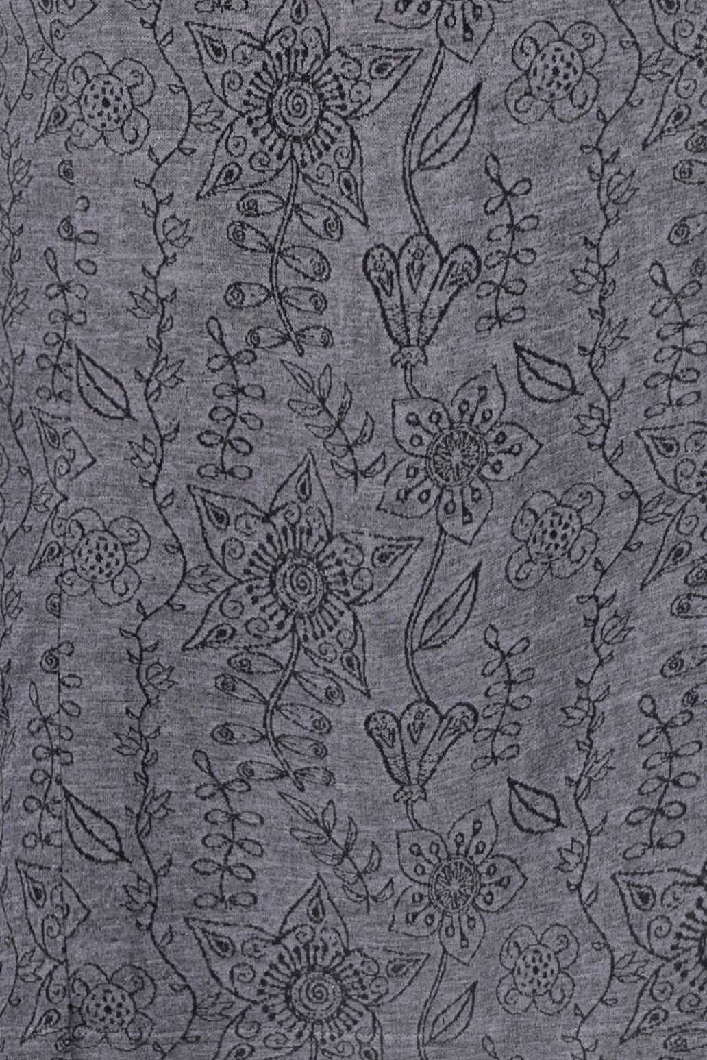 Jacquard Kleid in Midilnge aus Bio-Baumwolle (GOTS zertifiziert) in schwarz