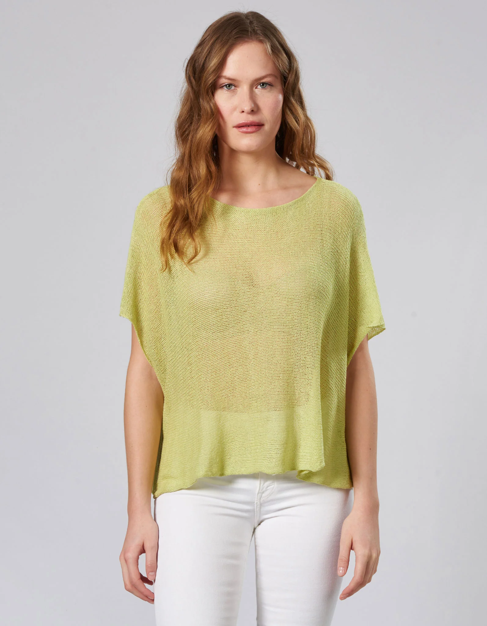 Handstrick Top Rosie aus reiner Seide