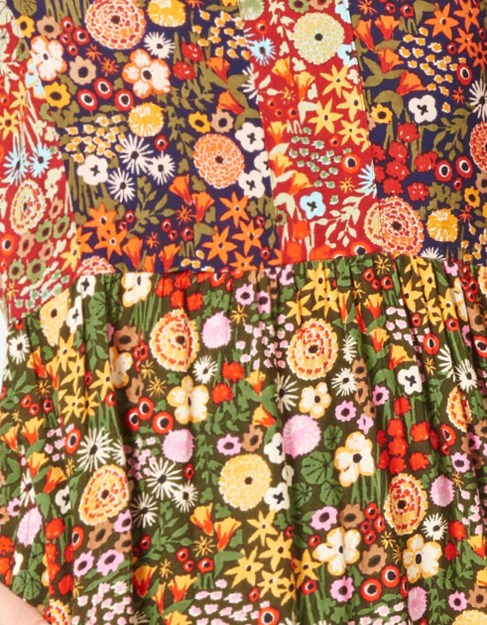 Maxikleid aus Viskose Bakali mille fleurs