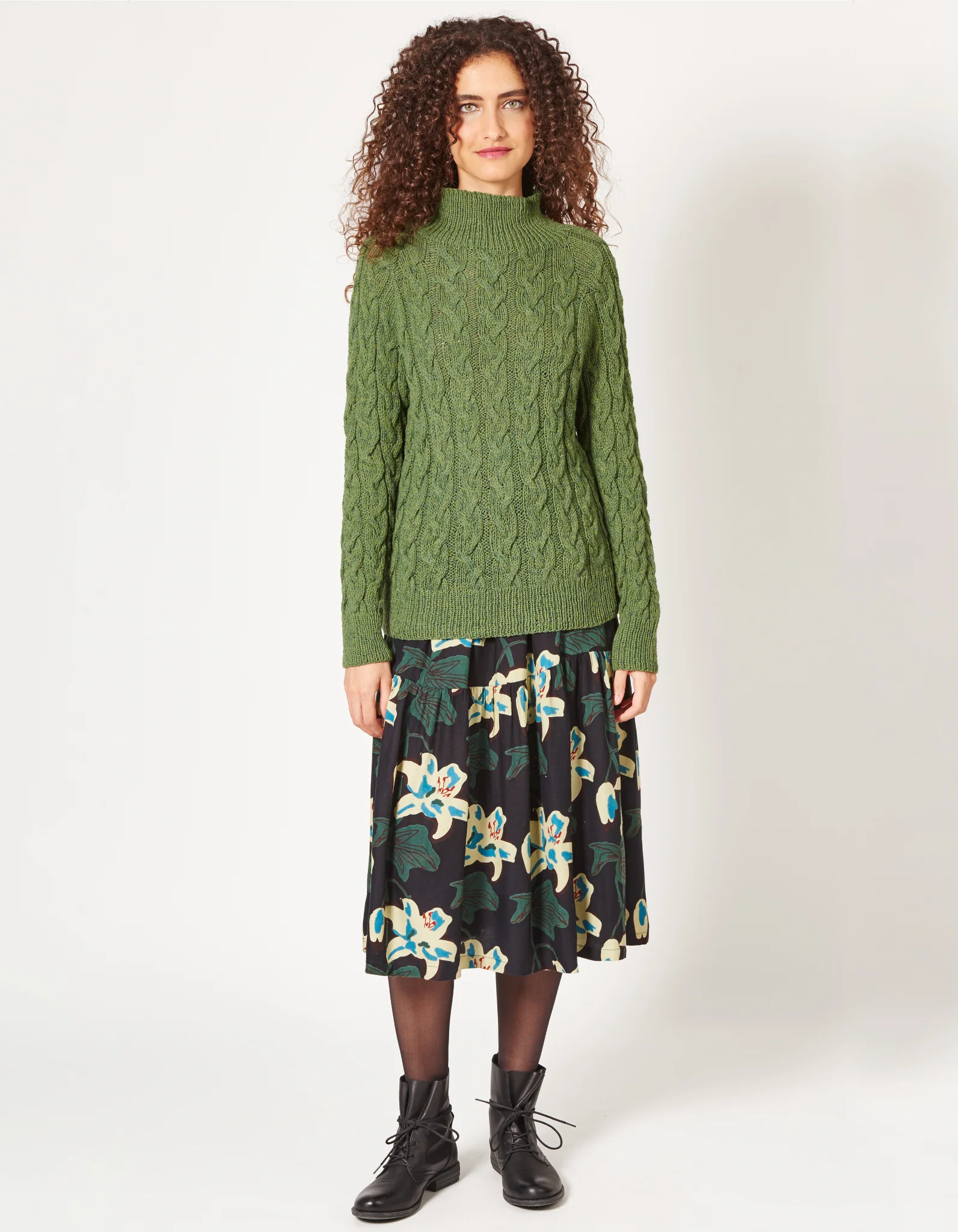 Handstrick Pullover Spruce