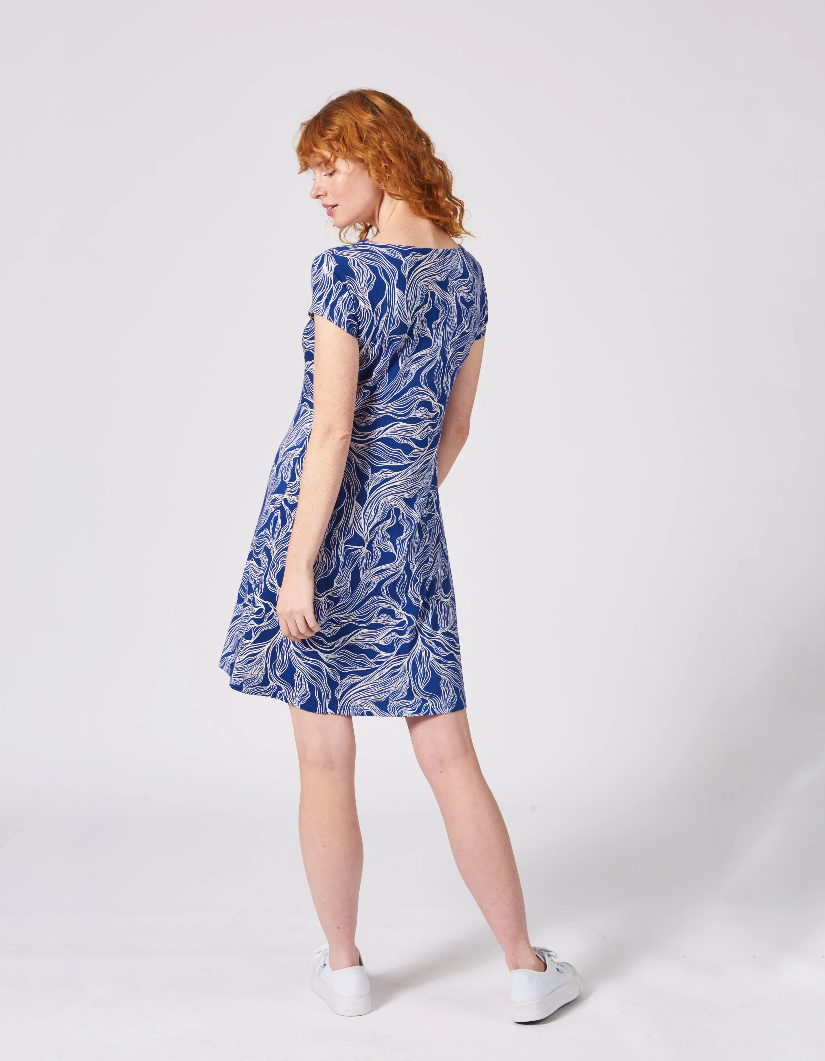 Jersey-Kleid aus  Viskose