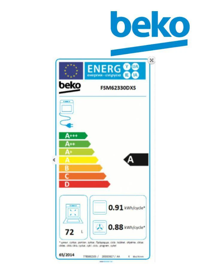 Beko FSM62330DXS