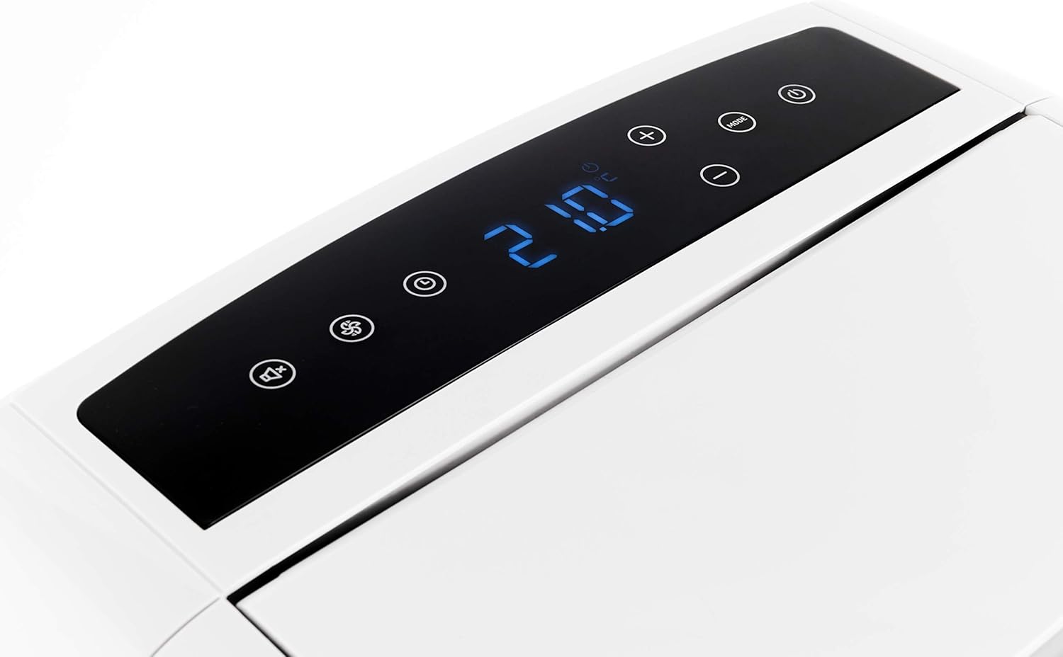 Olimpia Splendid-02265 Dolceclima Compact 8X- Climatiseur portable 3-en-1 : Refroidissement, ventilation, déshumidification, 8 000 Btu/H, 2.1 Kw, Gaz R290, blanc-pour les pièces jusqu'à 60m³