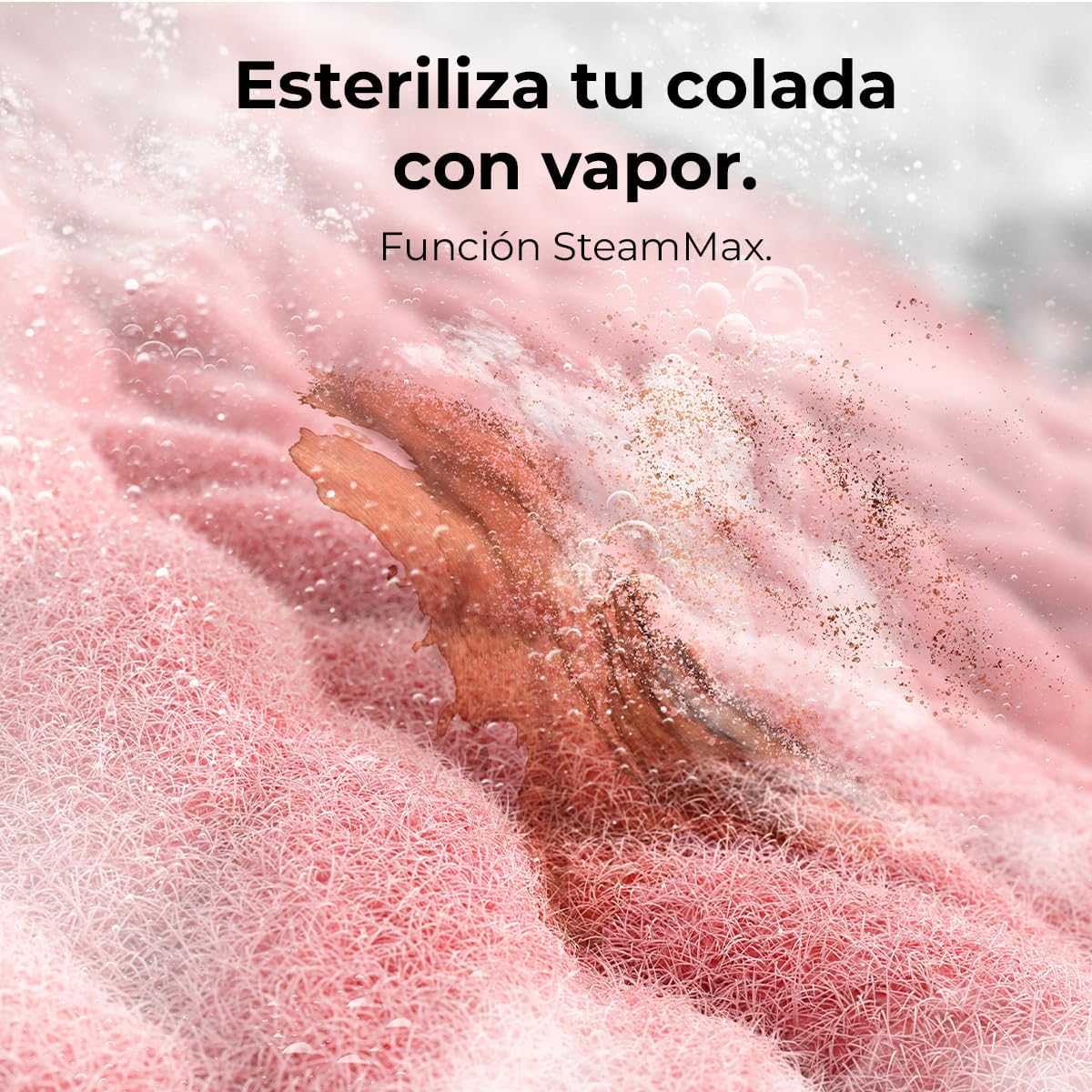 Cecotec Lavadora 8 Kg Carga Frontal Bolero Dresscode 8500 Inverter A. 1900 W, 1400 rpm, Motor Inverter Plus, Bajo Consumo, 16 Programas, SteamMax, Delay Start, Blanco