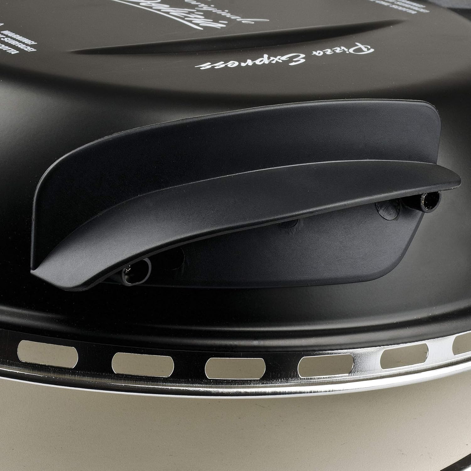 G3 Ferrari G10006 Pizza Exprimer Plaisir, Four Pizza, 1200 W, 400°C, Pierre Réfractaire (diamètre 31 cm), Minuteur 5', Livre de Recettes inclus, Noir