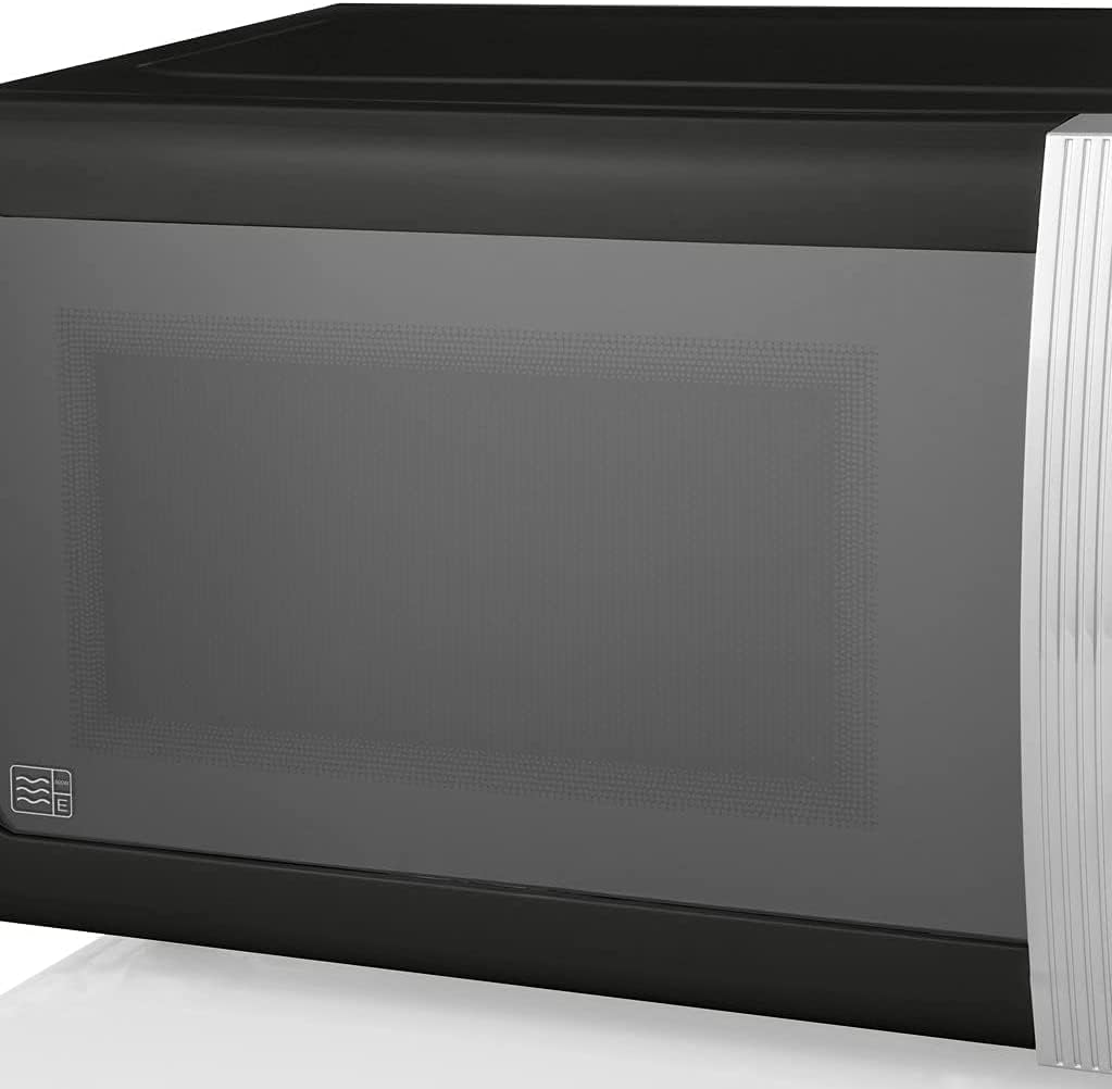 Swan Retro SM22030GRNEU Micro-ondes Numérique 20L, 5 Niveaux de Puissance, Fonction Décongélation, Minuterie 60 Minutes, Porte à Effet Miroir, Plateau Tournant 27cm, Design Vintage, Gris, 800W