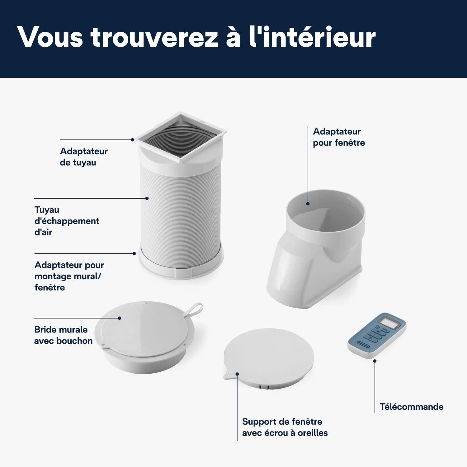 De'Longhi Pinguino Compact ES72 YOUNG, Modèle 2022, Climatiseur Mobile Silencieux, 8.300 BTU/h, 2,1 kW, 60m3, Gaz R290, Fonction Déshumidificateur, 24 Heures Timer, Classe Énergétique A, Blanc