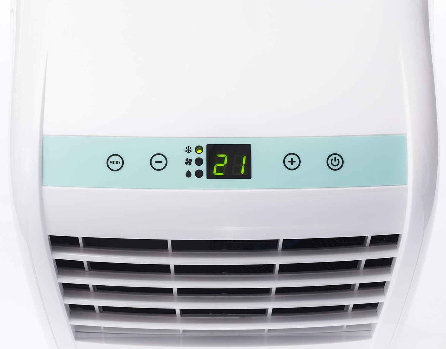 Olimpia Splendid-02265 Dolceclima Compact 8X- Climatiseur portable 3-en-1 : Refroidissement, ventilation, déshumidification, 8 000 Btu/H, 2.1 Kw, Gaz R290, blanc-pour les pièces jusqu'à 60m³