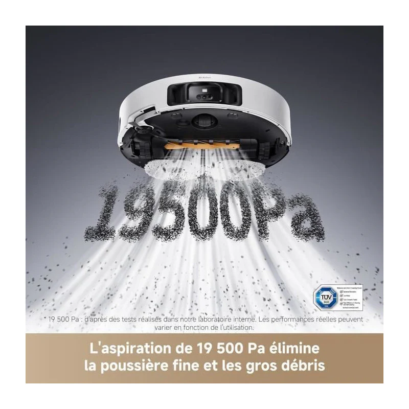 L50 Pro Ultra - Robot Aspirateur Laveur Avec Vidage Automatique Et Nettoyage Automatique Des Serpillieres - 19 500 Pa Dreame