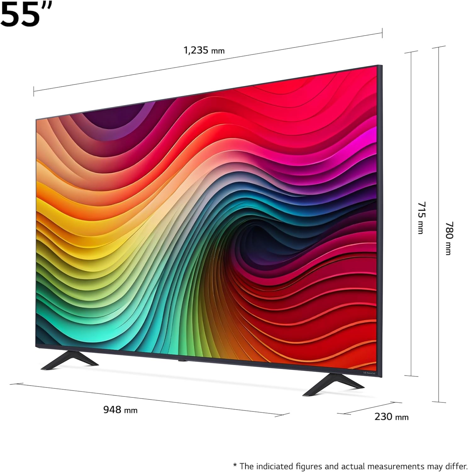 LG TV LED 2024 | 50UT73 | 50 Pouces | UHD | Processeur α5 gen 7 AI 4K, Noir