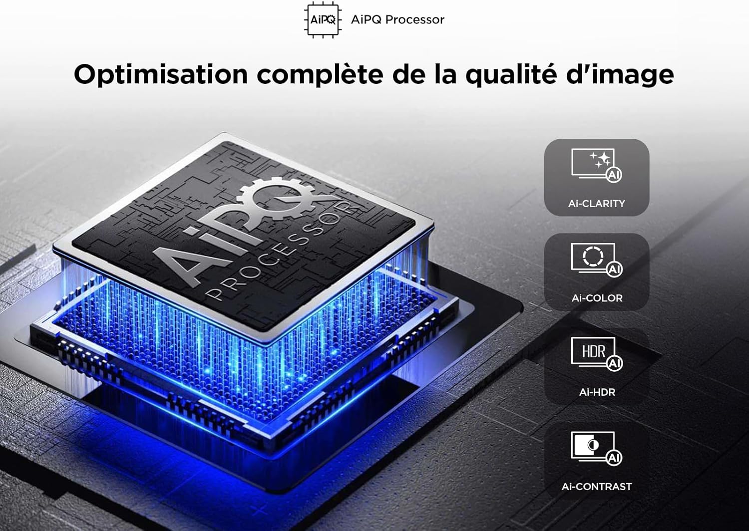 TCL 55V6B 55 Pouces 4K Ultra HD, HDR TV, Smart TV Powered by Google TV (Dolby Audio, Motion Clarity, Voice Control, Compatible avec Google Assistant, Chromecast intégré)