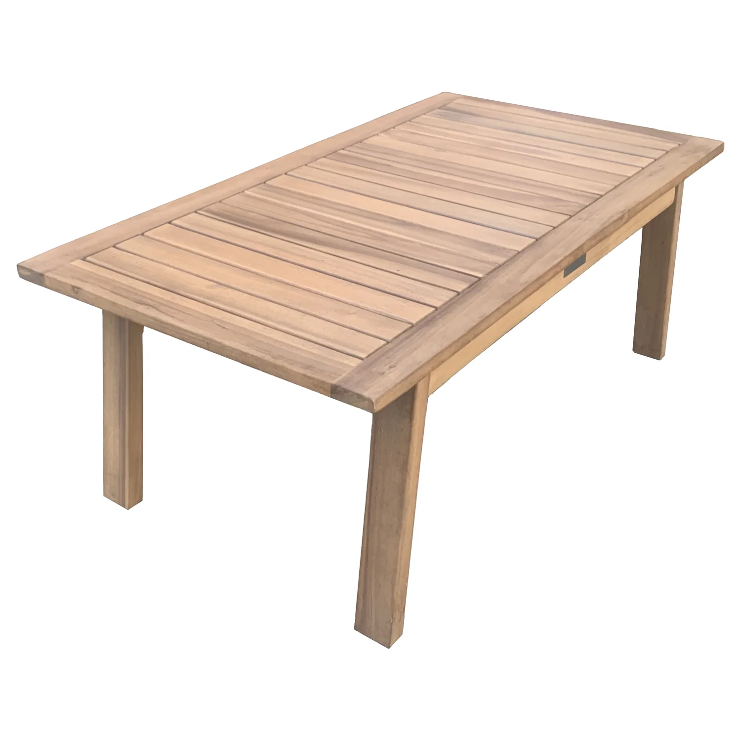 Salon de jardin en acacia 4 places GILI - coussins sable Happy Garden