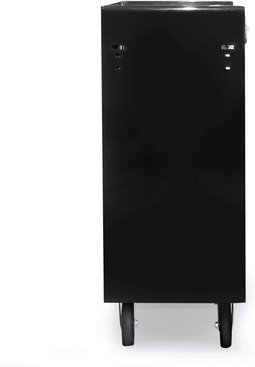 Chariot à outils 4 roulettes 2 avec frein en acier servante d atelier caisse à outils amovible 77,5 cm rouge noir 01_0000447