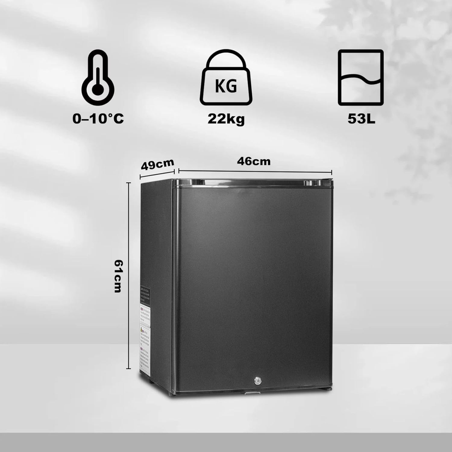 SMETA Frigo 12V, Réfrigérateur Camping 12V 220V 40L, Frigo Caravane, Mini Frigo de Chambre, Frigo 12V Camping Car, Réfrigérateur pour Voiture, Van, Fourgon, Bureau, Gîte - Noir