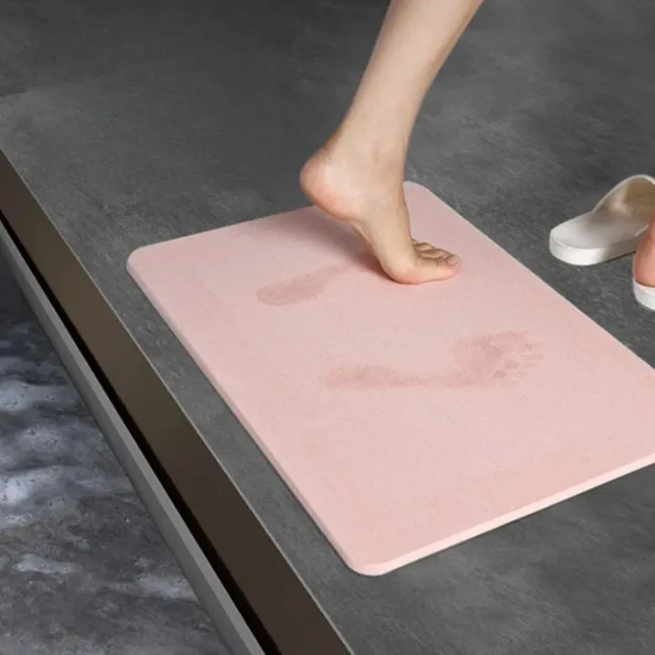 Tapis De Bain Écologique En Terre De Diatomée