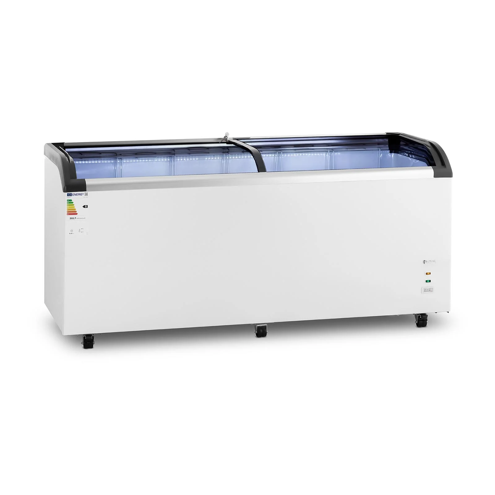 Grand congélateur coffre bahut horizontal professionnel (volume: 545litres réfrigérant: r290, puissance: 252watts, plage de température: -30 – 5°c, matériaux: acier/aluminium) 14_0005271