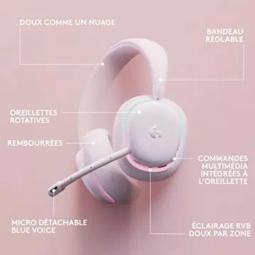 Casque gamer							LOGITECH				G735 Lightspeed RVB