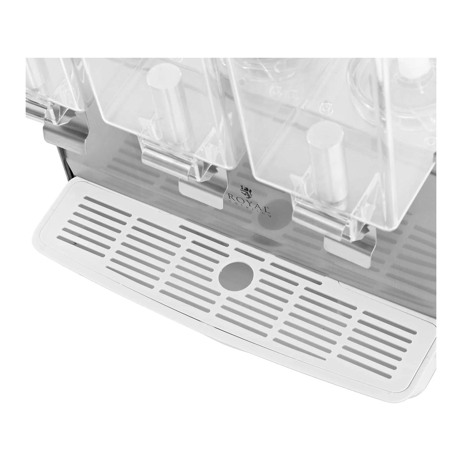 Distributeur de boissons réfrigéré 3 x 10 litres fontaine à jus avec robinet (contenance : 3 x 10 l, puissance : 320 w, fonctions : réfrigération, agitation) 14_0005301