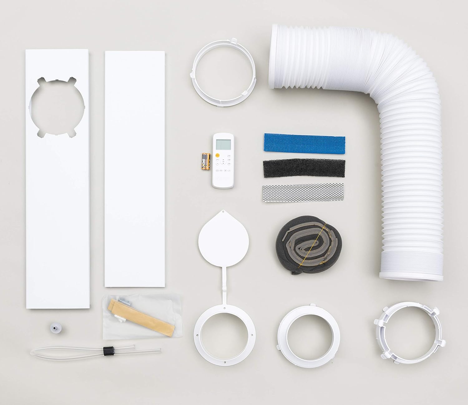 Olimpia Splendid-02265 Dolceclima Compact 8X- Climatiseur portable 3-en-1 : Refroidissement, ventilation, déshumidification, 8 000 Btu/H, 2.1 Kw, Gaz R290, blanc-pour les pièces jusqu'à 60m³