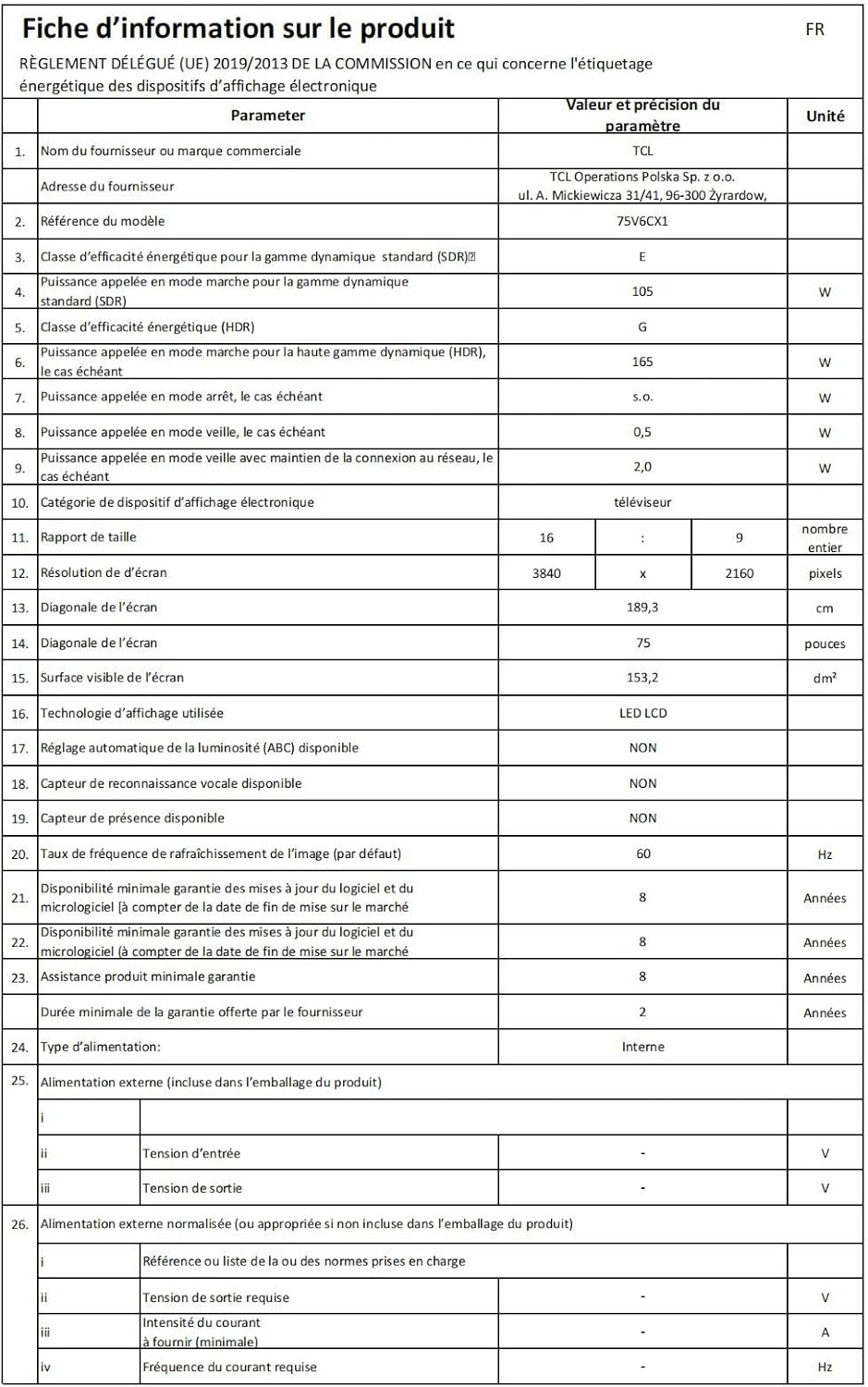TCL 55V6B 55 Pouces 4K Ultra HD, HDR TV, Smart TV Powered by Google TV (Dolby Audio, Motion Clarity, Voice Control, Compatible avec Google Assistant, Chromecast intégré)
