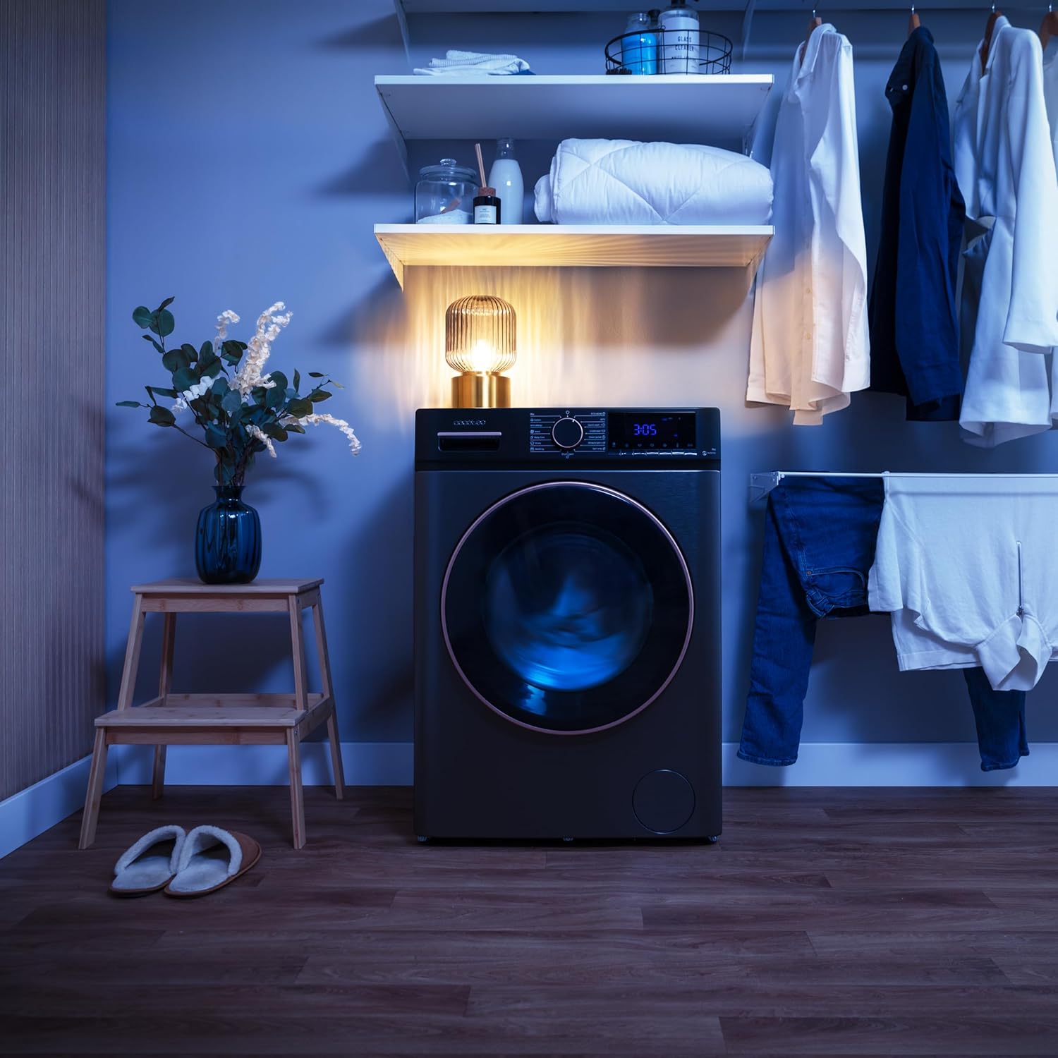 Cecotec Lave-linge 10Kg Bolero DressCode 10610 Inverter Steel A. Chargement Frontale, 1400 RPM, Steam Max, Motor Inverter Plus, 15 Programmes, OnSmart, Stop&Go, Caoutchouc Antibactérien, Drum Clean