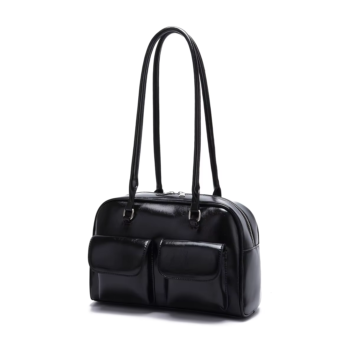 Fashion Armpit Bag, High- Value Versatile Handbag Niche Design Women Tote Shoulder Bag, Retro Pu Leather Purses and Handbags