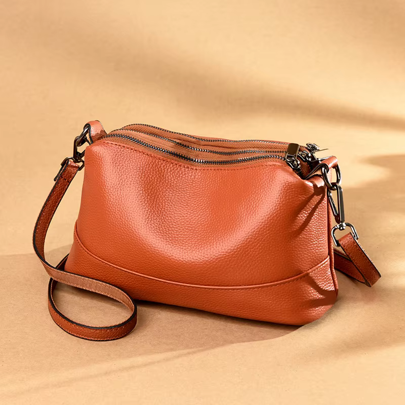 New Fashion Women Genuine Leather Handbags Women's bags Designer Female Shoulder Bags Luxury Brand Cowhide Ladies Messenger Bag