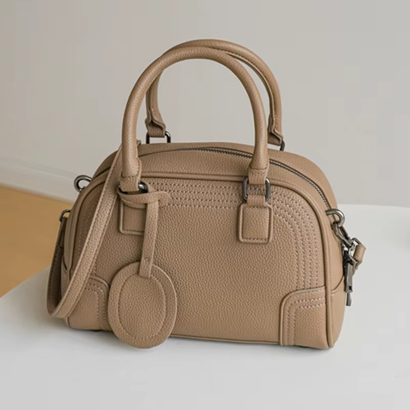 2025 New - style Hand - held Bowling Bags for Women with Niche Design, High - end Large - capacity Shoulder and Cross - body Pil