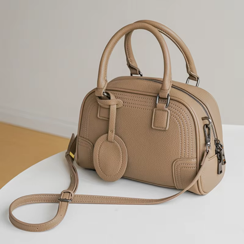 2025 New - style Hand - held Bowling Bags for Women with Niche Design, High - end Large - capacity Shoulder and Cross - body Pil