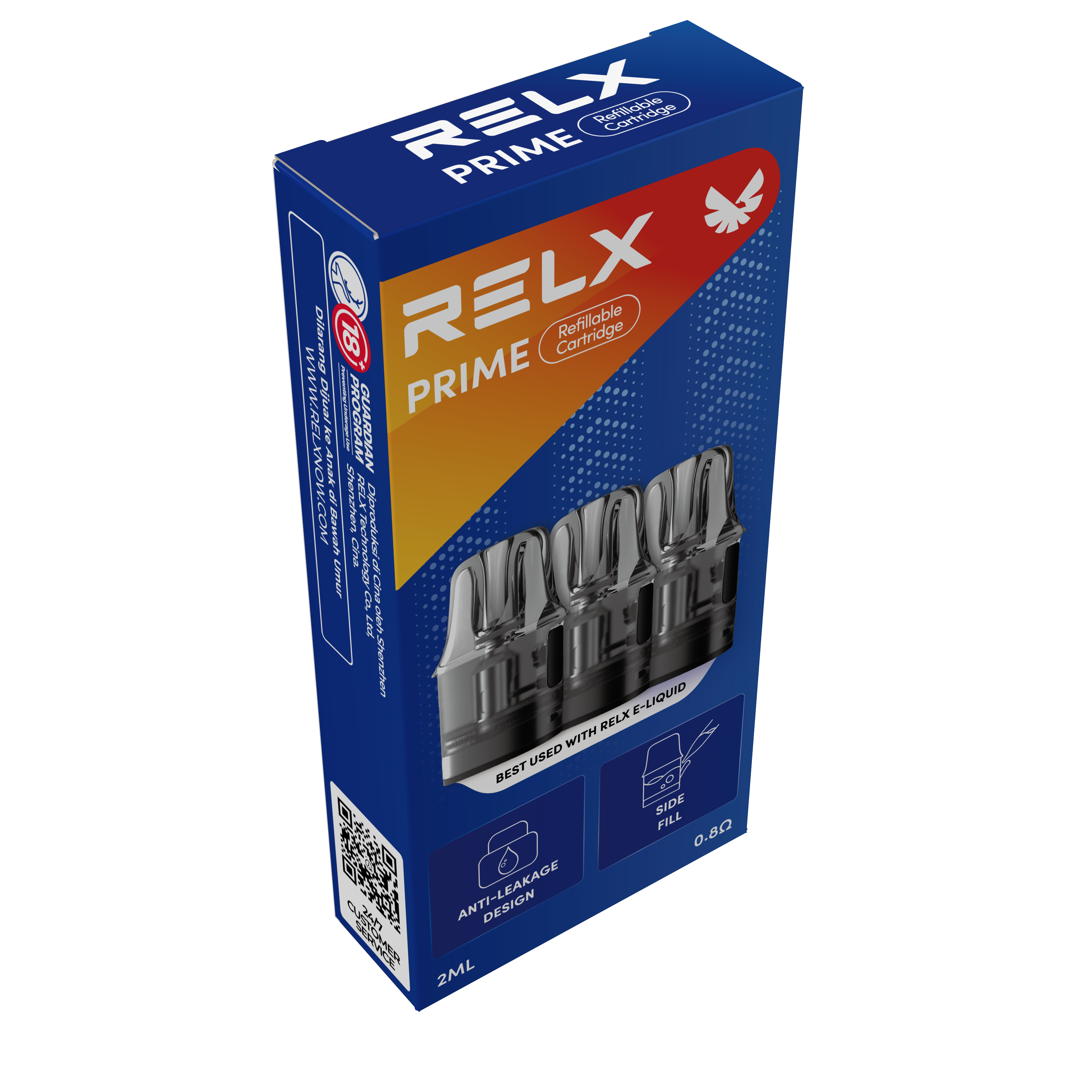 悅刻RELX-Prime Pod-空彈艙 3 Pods  0.2-0.8ohm