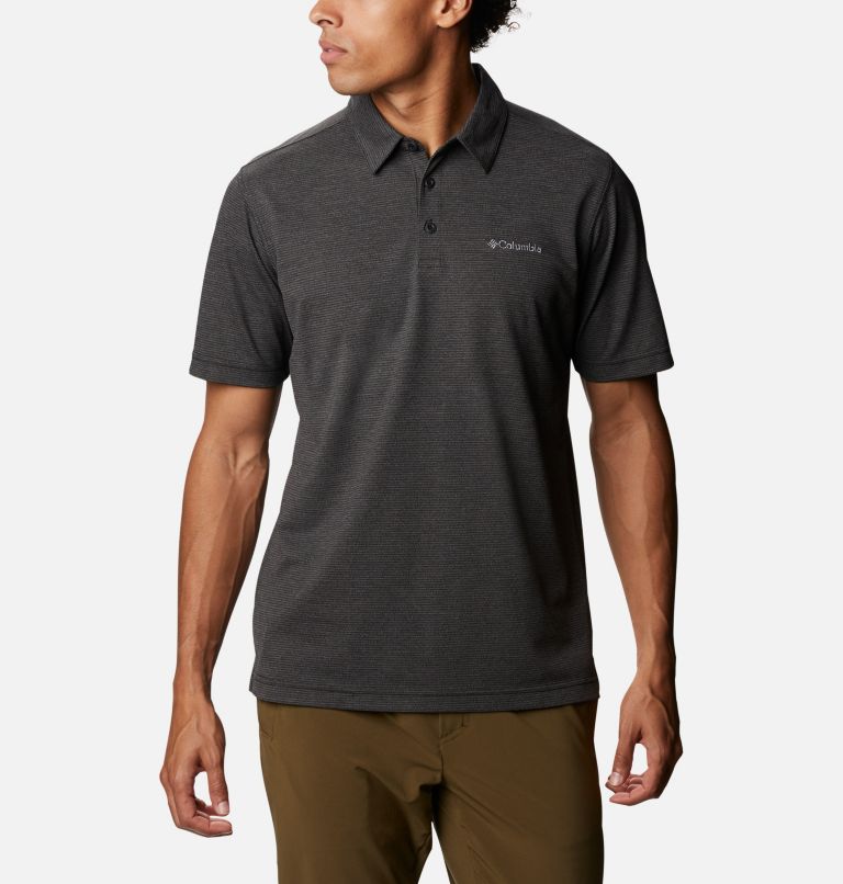 Grey Men's Pique Polo | JRWGZV-730 - Columbia Outlet Store