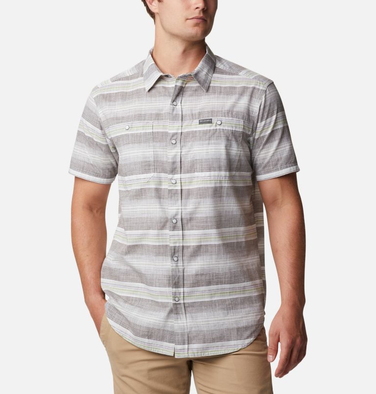 Blue Men's Leadville Ridge Shirts | QDHTVA-395 - Columbia Outlet Store