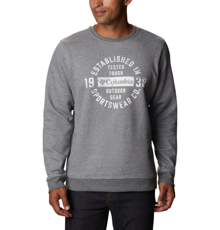 Black Grey Men's Hart Mountain Hoodies | UQVXHC-075 - Columbia Outlet Store
