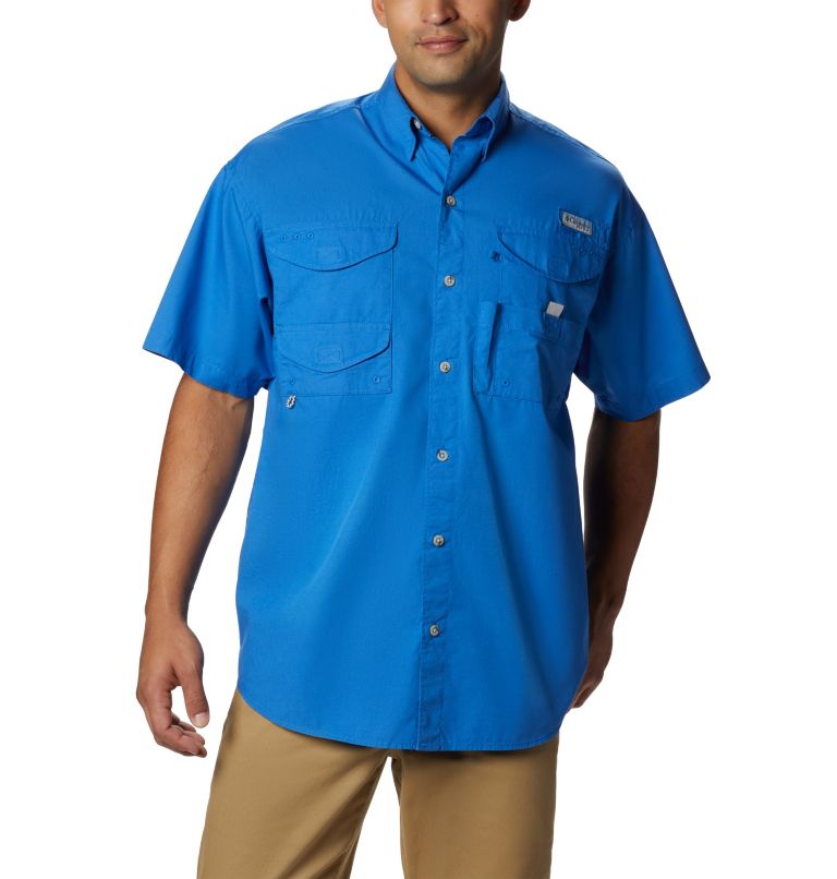 Green Men's PFG Bonehead Fishing Shirts | CDGXSP-471 - Columbia Outlet Store