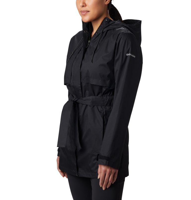 Olive Green Women's Pardon My Trench Rain Jacket | EDSQWF-207 - Columbia Outlet Store