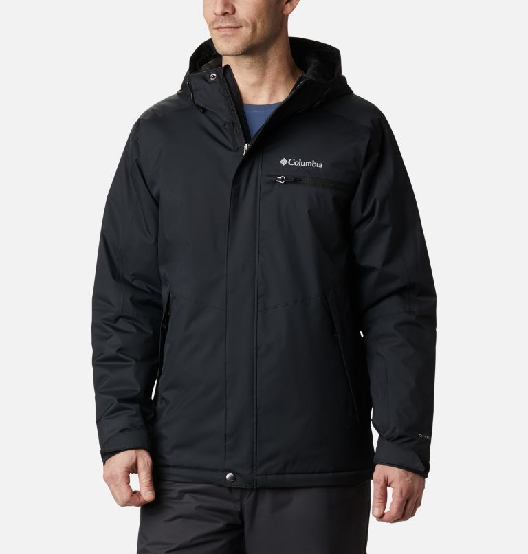 Black Men's Valley Point Ski Jacket | WMBUJE-316 - Columbia Outlet Store
