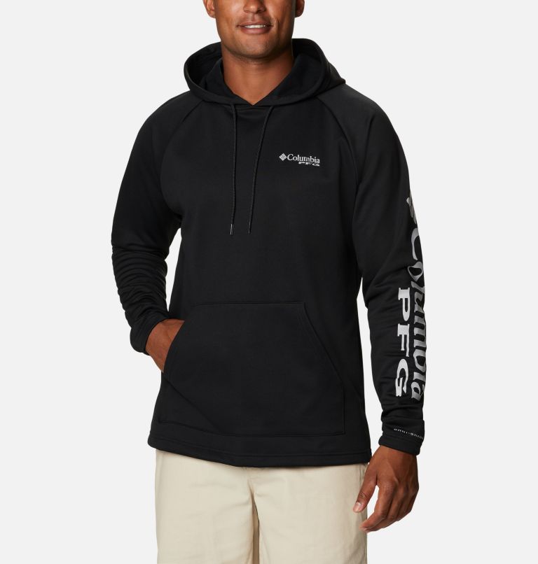 Blue Men's PFG Terminal Tackle Hoodies | LXRMKW-826 - Columbia Outlet Store