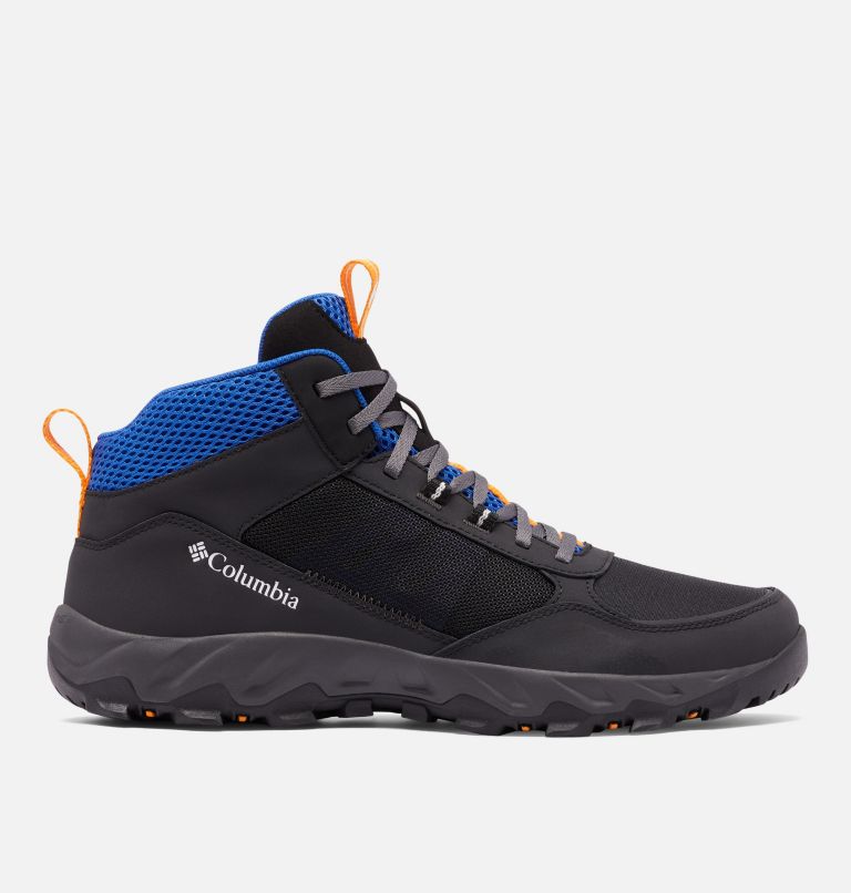 Black Blue Men's Flow Centre Hiking Shoes | NTQLGI-039 - Columbia Outlet Store