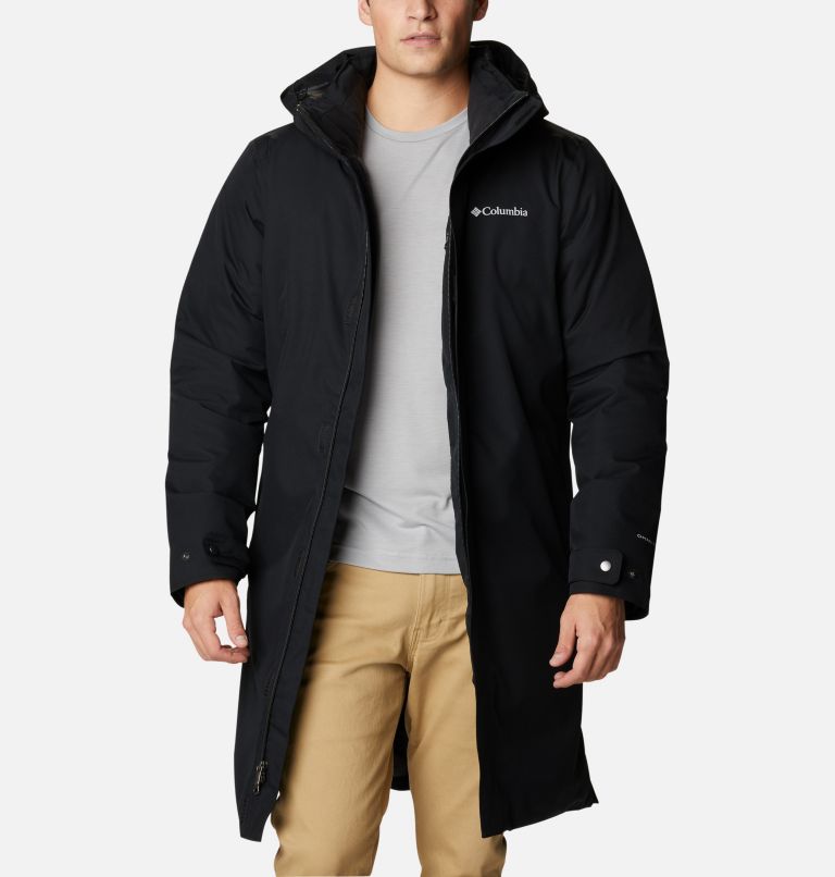 Black Men's Blizzard Fighter Parkas | ZCKBNL-386 - Columbia Outlet Store