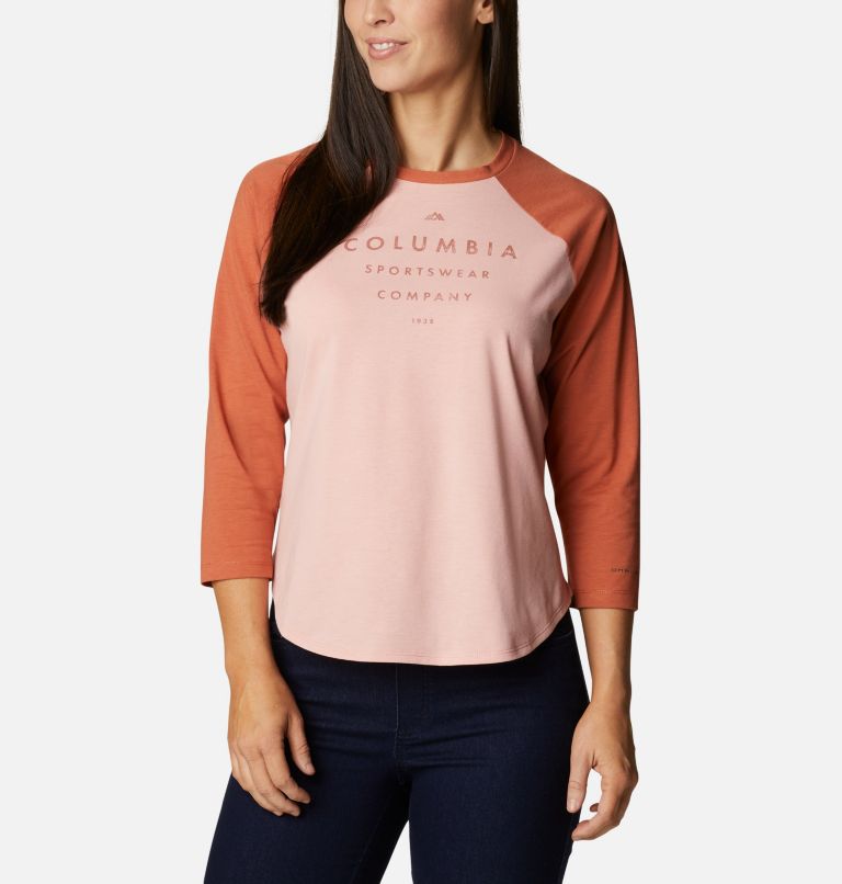 Orange Women's Sun Trek T-Shirt | EFBSNX-476 - Columbia Outlet Store
