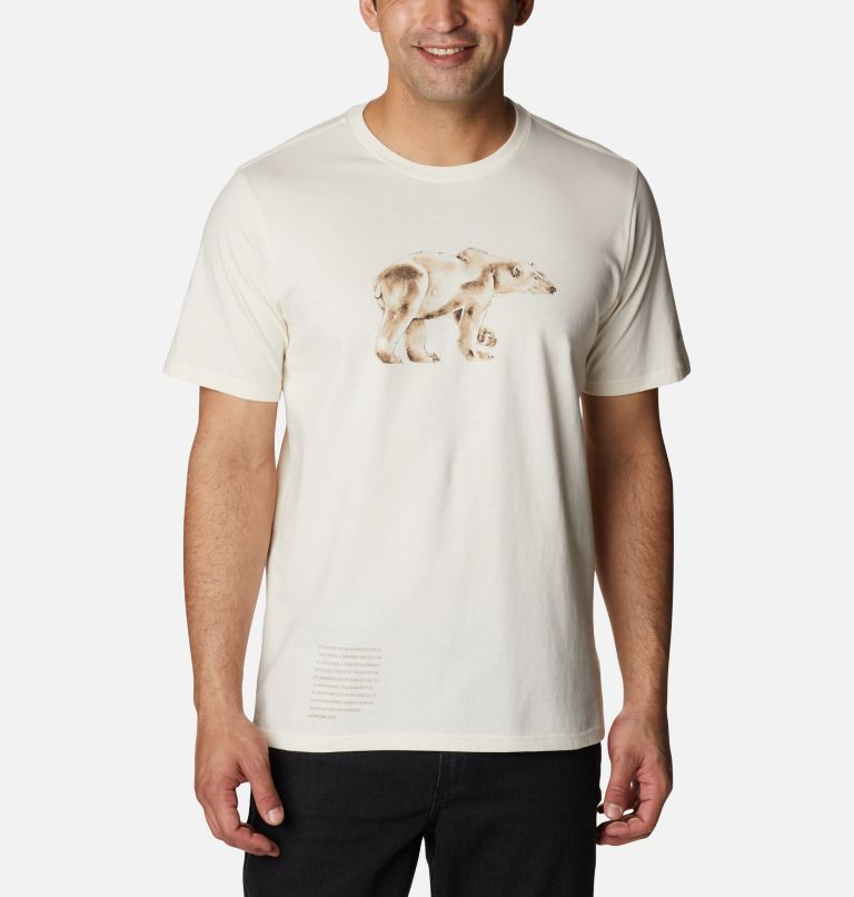 White Orange Men's Clarkwal T-Shirt | DYBJOQ-794 - Columbia Outlet Store