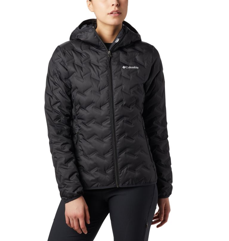 Black Women's Delta Ridge Down Jacket | VZEPWT-873 - Columbia Outlet Store