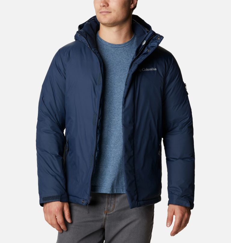 Navy Men's Wildhorse Crest Down Jacket | PBDIET-453 - Columbia Outlet Store