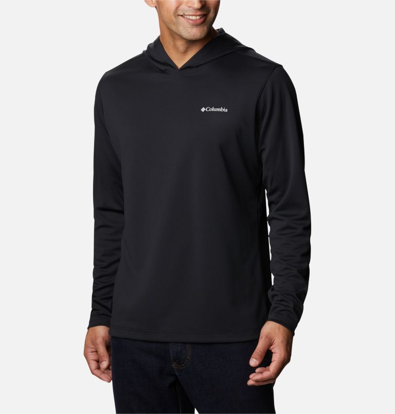 Black Men's Mist Trail Hoodies | YQIHRT-386 - Columbia Outlet Store