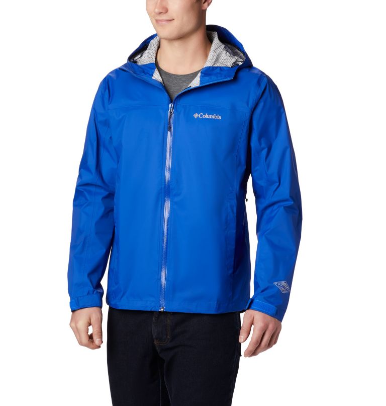 Black Men's Omni-Tech Rain Jacket | WAEYNV-154 - Columbia Outlet Store
