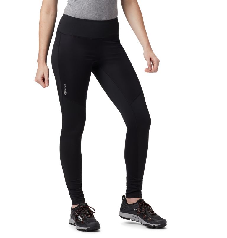 Black Women's Titan Wind Block Leggings | OYMCWP-536 - Columbia Outlet Store